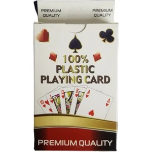 Oyun Platin Plastik Iskambil Oyun Kağıdı Tek Deste