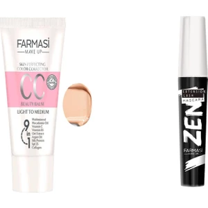 Cc Krem 50 ml Açıktan Ortaya + Zen Maskara 8 ml
