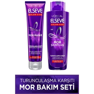 L'Oréal Paris Loreal Paris Elseve Mor Şampuan 200 ml + Loreal Paris Elseve Mor Maske 150 ml
