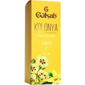 Amber Kolonyası Cam Şişe 250 ml 80 Derece