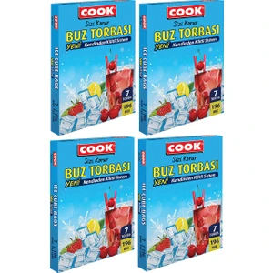 Kendinden Kilitli Buz Torbası 7'li x 4