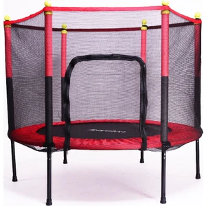 Fileli Büyük Boy Trambolin 140 cm Çap Kırmızı