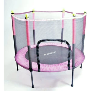 Fileli Büyük Boy Trambolin 140 cm Çap Pembe