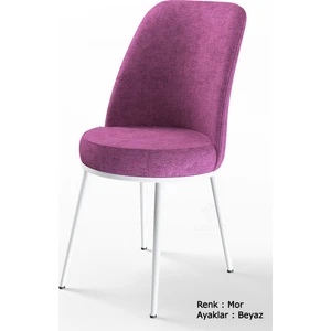 Concept Dexa Serisi Metal Ayaklı 1.sınıf Sandalye / 6 Adet Sandalye/ Beyaz Ayaklı