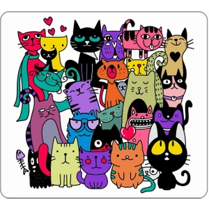 Sticker Atölyesi Kedi Çetesi Sticker - 17254