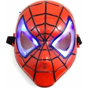 Kırmızı Renk LED Işklı Spiderman Örümcek Adam Maskesi