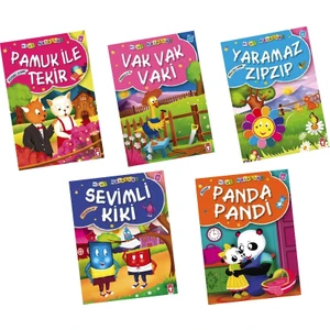 Timaş Çocuk Mini Masallar Seti 1(6-10 5 Kitap)