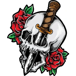 Sticker Fabrikası Kurukafa Kuru Kafa Kurukafa Sticker 00505