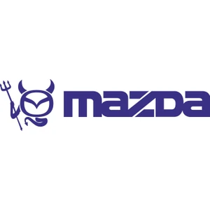 Sticker Fabrikası Mazda Logo Şeytan Sticker 00685