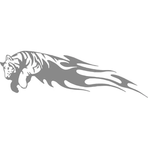 Sticker Fabrikası Kaplan Sticker 00474