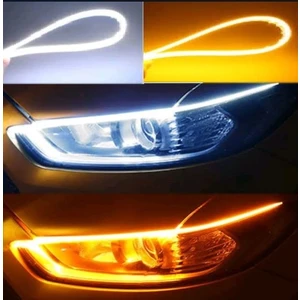 Kayar LED -Far Kaşı -Sinyal Özellikli Far Üstü 60 cm Kayar Led-