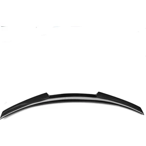 Bmw E90 3 Serisi M4 ( 2005-2012 ) Abs Plastik  Yarasa Bagaj Üstü Spoyler Parlak Siyah Boyalı Spoiler