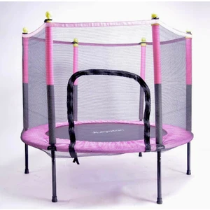 Fileli Büyük Boy Trambolin 140 cm Çap Pembe