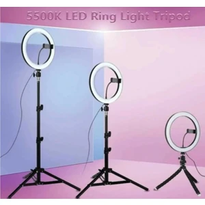 Youtuber Kuaför Makyaj Çekim Ring Fill Light Işık 2 M Stand