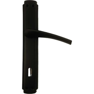 Bravo Aynalı Siyah Oda Kapı Kolu HR1895