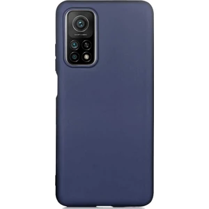 Case 4U Xiaomi Mi 10T Kılıf Klasik Mat Renkli Yumuşak Premier Silikon Lacivert