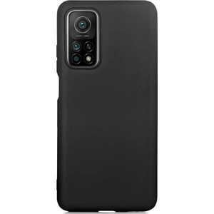 Case 4U Xiaomi Mi 10T Kılıf Klasik Mat Renkli Yumuşak Premier Silikon Siyah