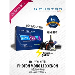 Mono H4 LED Xenon - Vw Bora Uzun - Kısa Far