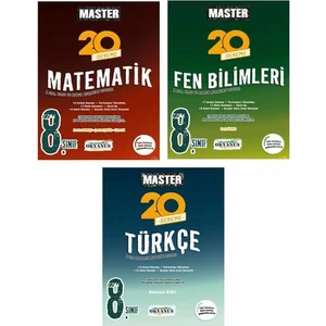 Okyanus Yayınları 8. Sınıf Master 3'lü Deneme
