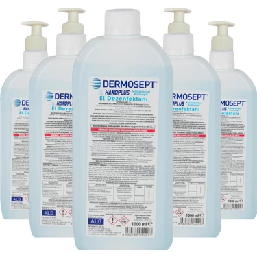 Dermosept Handplus El ve Cilt Dezenfektanı Pompalı 1000 ml x