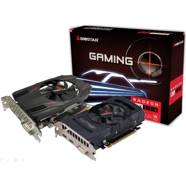 Biostar Amd Radeon RX550 4gb 128 Bit Gddr5 Pcı-E 3.0 Ekran Kartı