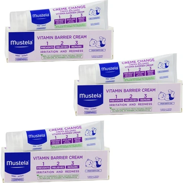Mustela 100 ml Vitamin Barrier Pişik Kremi Uzun Süreli Koruma Ve Tahriş Önleyici