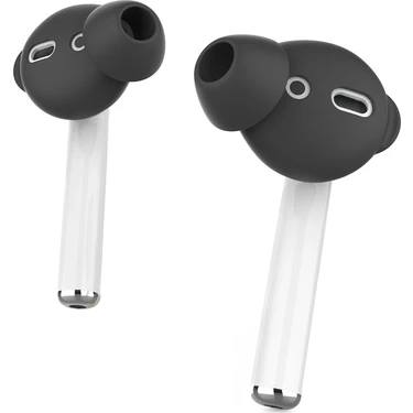 McStorey Airpods-EarPods ile Uyumlu Kulaklık Kılıfı 0.5mm İnce Tasarım 3Çift S Boy Sağlam