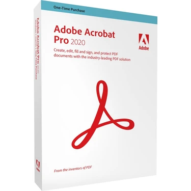 Adobe Acrobat Pro Dc 2020 Dijital Lisans - Ömür