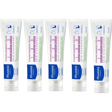 Mustela Vitamin Barrier 1-2-3 Pişik Kremi 100 ml *