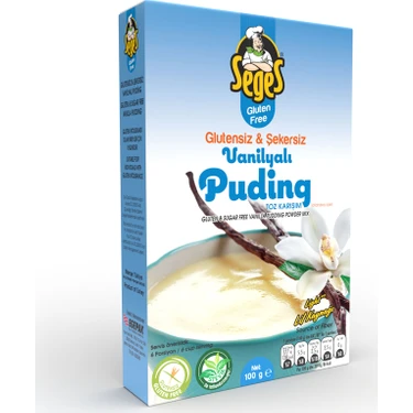 Seges Glutensiz Şekersiz Vanilyalı Puding 100