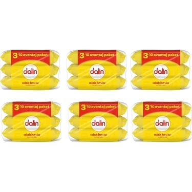 Dalin Islak Havlu Mendil 18X56