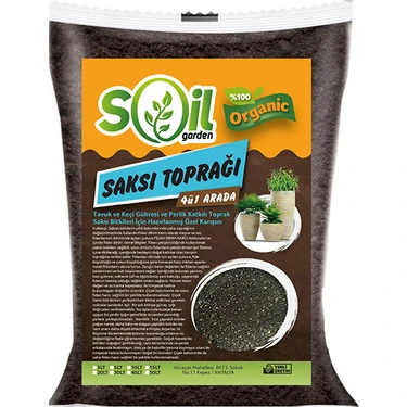 Soil Garden Torf Saksı Toprağı 4 `ü 1 Arada  10