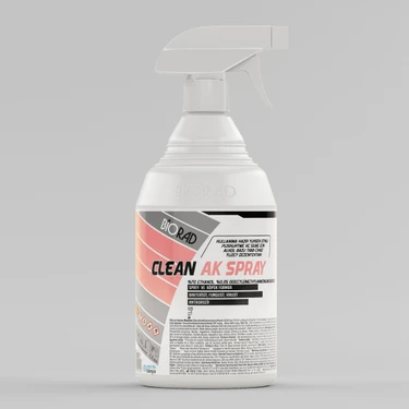 Biorad Clean+Ak Spray %70 Alkol Bazlı Hızlı Yüzey Dezenfektanı 1