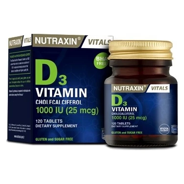 Nutraxin D3 Vitamini 120 Tablet - D3 1000