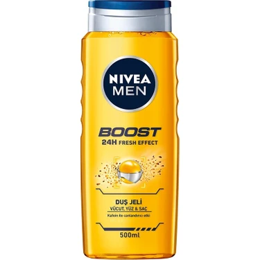 NIVEA MEN Boost Duş Jeli 500