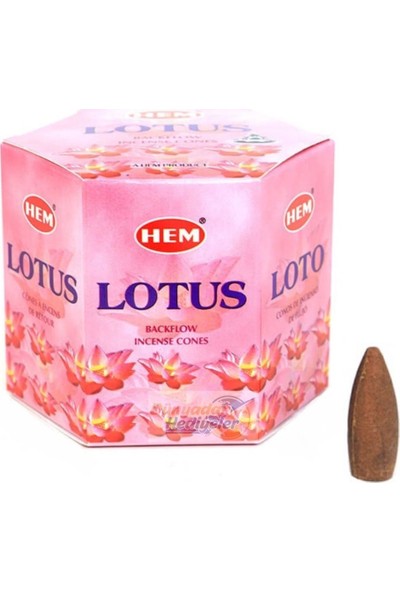 Dünyadan Hediyeler Lotus Geri Akış Şelale Tütsü Konileri 40 Adet