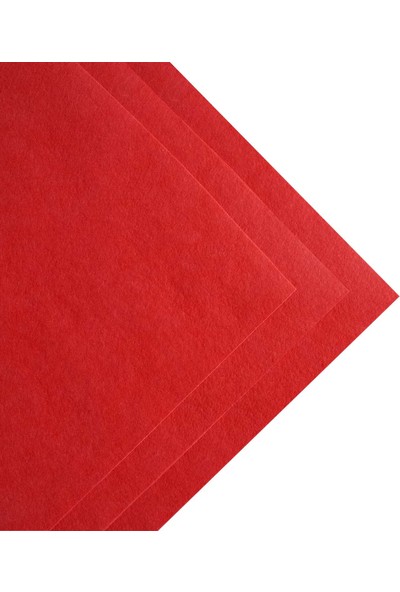 Toptan Keçe Kırmızı Ince Keçe 1 Metre (100X100 Cm), Kırmızı Hobi Keçe