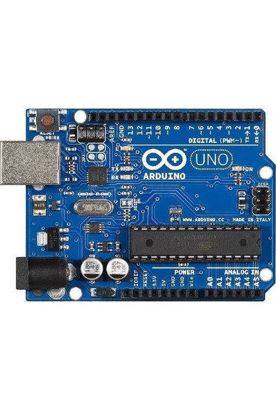 Arduino Uno R3 Dip Klon + USB Kablo Hediyeli