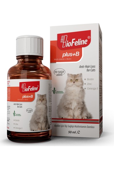 Biofeline Plus+B For Cats 50 Ml. ( Kediler Için Tüy Sağlığı Damlası )