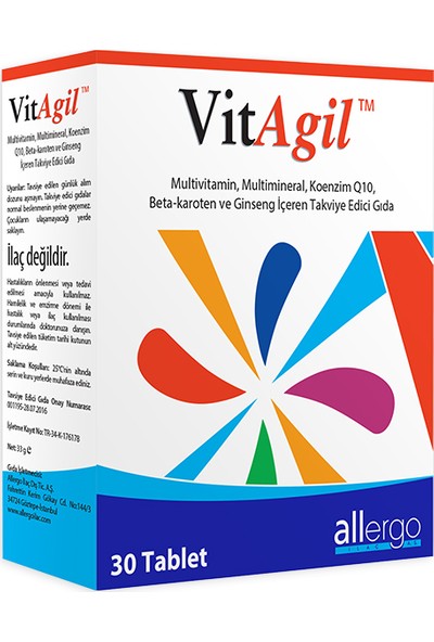 Vitagil Multivitamin Mineral 30 Tablet