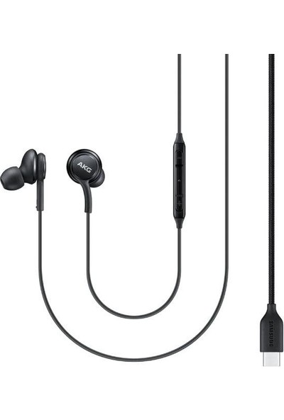Samsung Type-C Stereo Kablolu Kulaklık Siyah EO-IC100BBEGWW (Samsung Türkiye Garantilidir)
