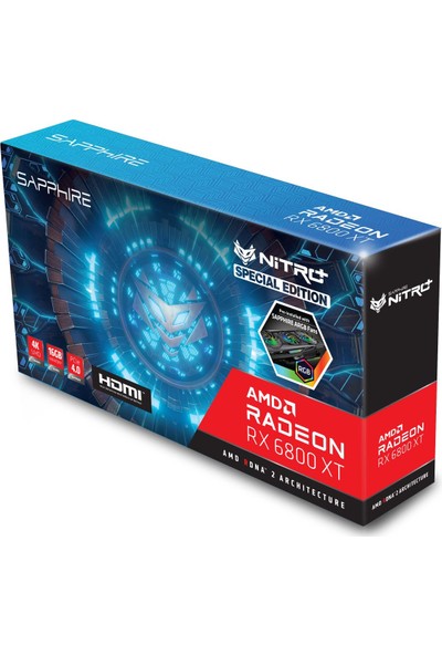 Sapphire AMD Radeon RX 6800 XT 16GB 256Bit GDDR6 PCI-E 4.0 Ekran Kartı 11304-01-20G
