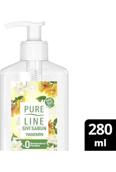 Pure Line Doğal Özler Sıvı Sabun Yasemin 280 ml