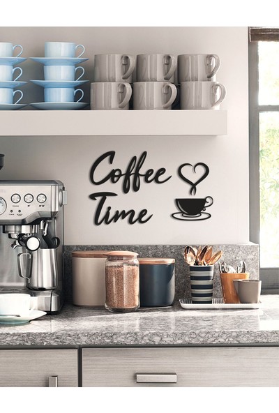 Dem Studio Coffee Time Ahşap Modern Kahve Mutfak Dekoru
