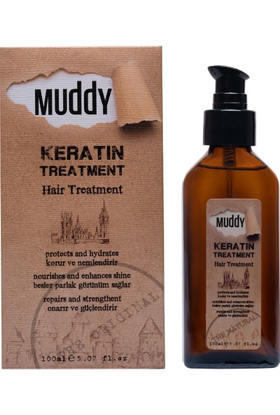 Muddy Keratin Treatment Saç Bakım Yağı 100 ml