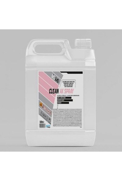 Biorad Clean+Ak Spray %70 Alkol Bazlı Hızlı Yüzey Dezenfektan 5 lt
