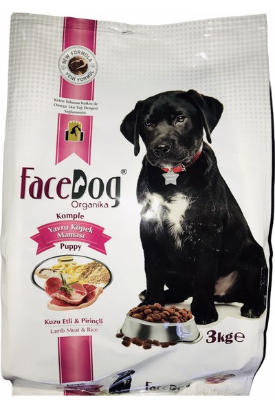 Face Dog Organika Yavru Köpek Maması 3kg