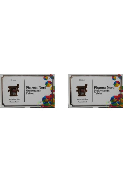Pharma Nord Multivitamin 30 Tablet 2'li Paket