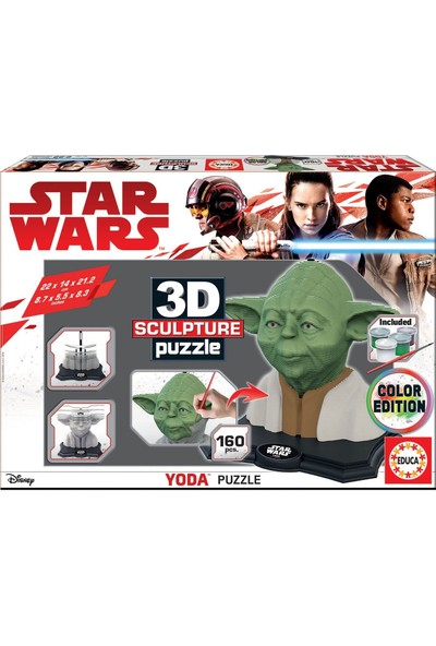 Educa 3D Puzzle Sculpture - Star Wars Yoda