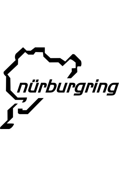 Quart Nürburgring Sticker, Araba Sticker, Quarts Oto Sticker